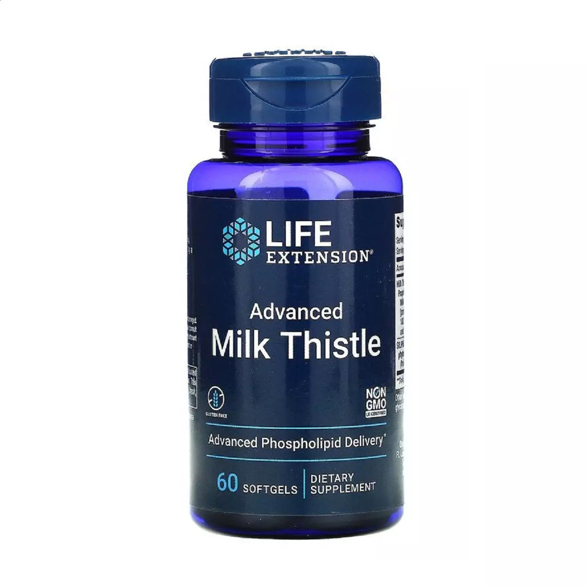Силімарин (розторопша) Life Extension Advanced Milk Thistle, 60 капсул